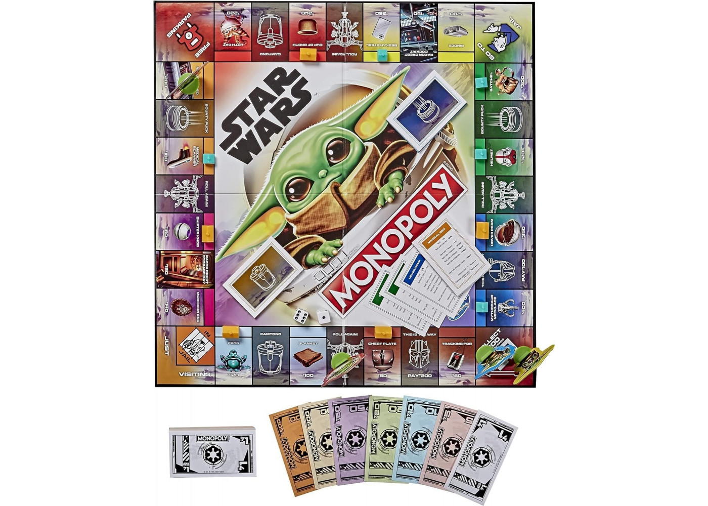 Монополія Мандалорець англійською мовою Зоряні Війни Monopoly The Mandalorian Star Wars Hasbro F2013