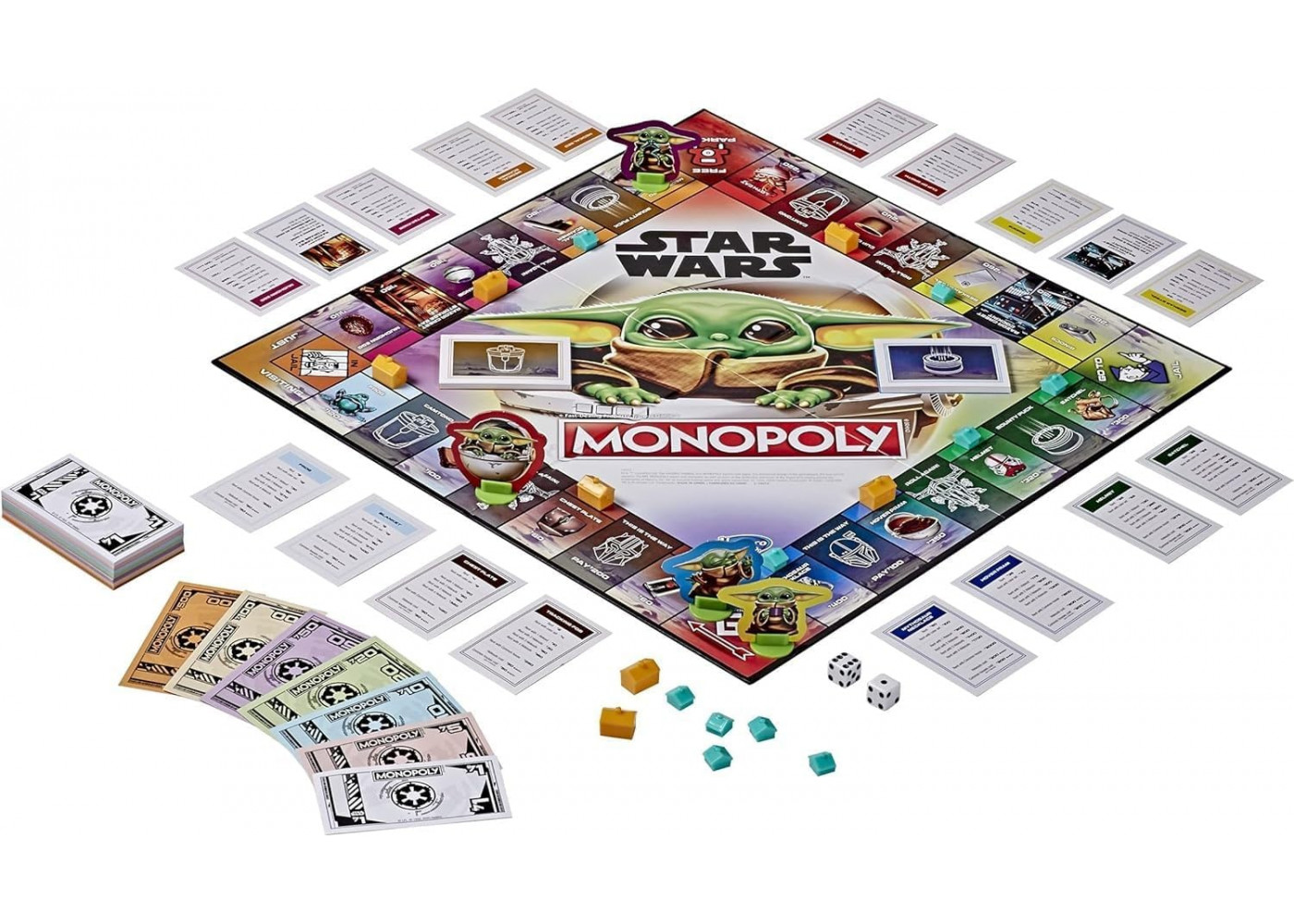 Монополія Мандалорець англійською мовою Зоряні Війни Monopoly The Mandalorian Star Wars Hasbro F2013