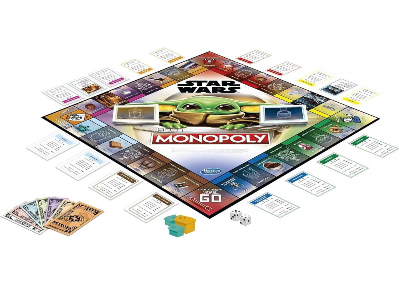 Монополія Мандалорець англійською мовою Зоряні Війни Monopoly The Mandalorian Star Wars Hasbro F2013