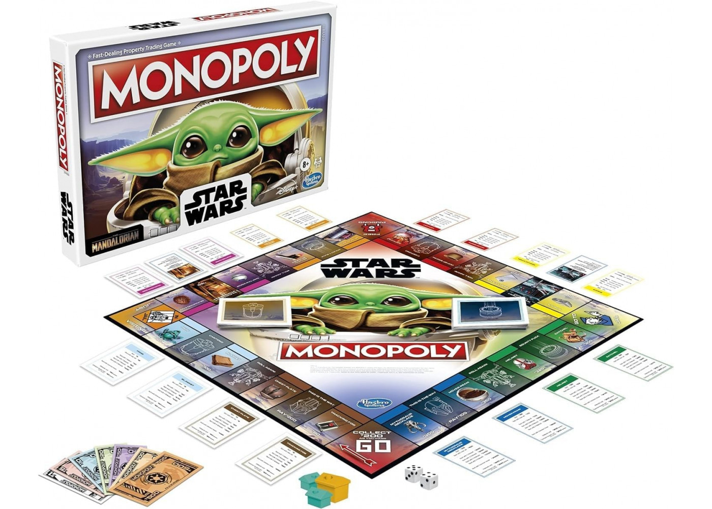 Монополія Мандалорець англійською мовою Зоряні Війни Monopoly The Mandalorian Star Wars Hasbro F2013