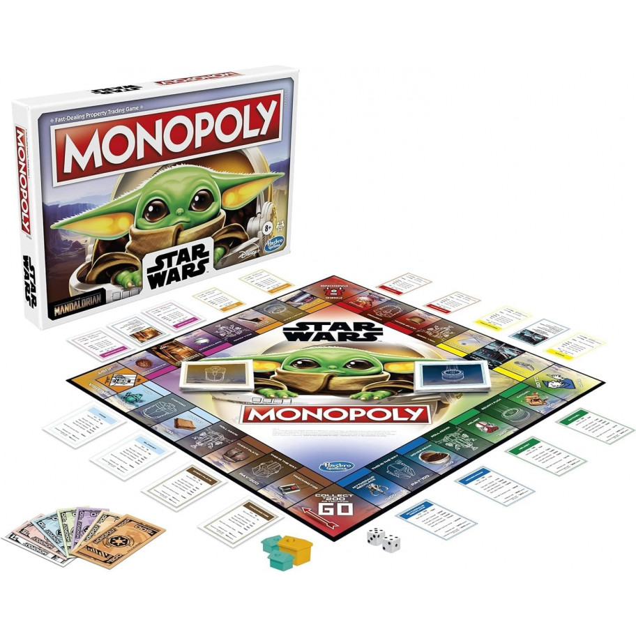 Монополія Мандалорець англійською мовою Зоряні Війни Monopoly The Mandalorian Star Wars Hasbro F2013