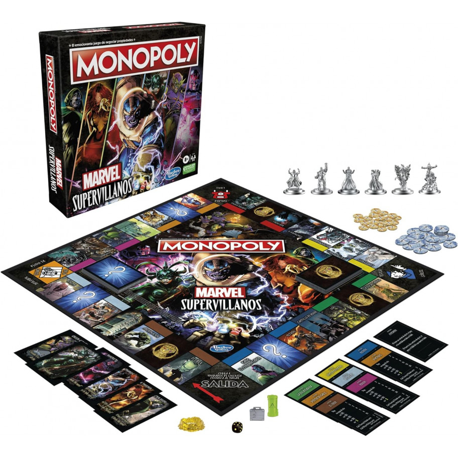 Настільна Гра Монополія Марвел Супер Лиходії Monopoly Marvel Super Villains Hasbro F5270