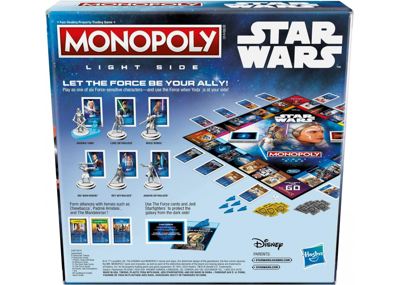 Настільна Гра Монополія Зоряні Війни Світла Сторона Monopoly Star Wars Light Side Hasbro F8383