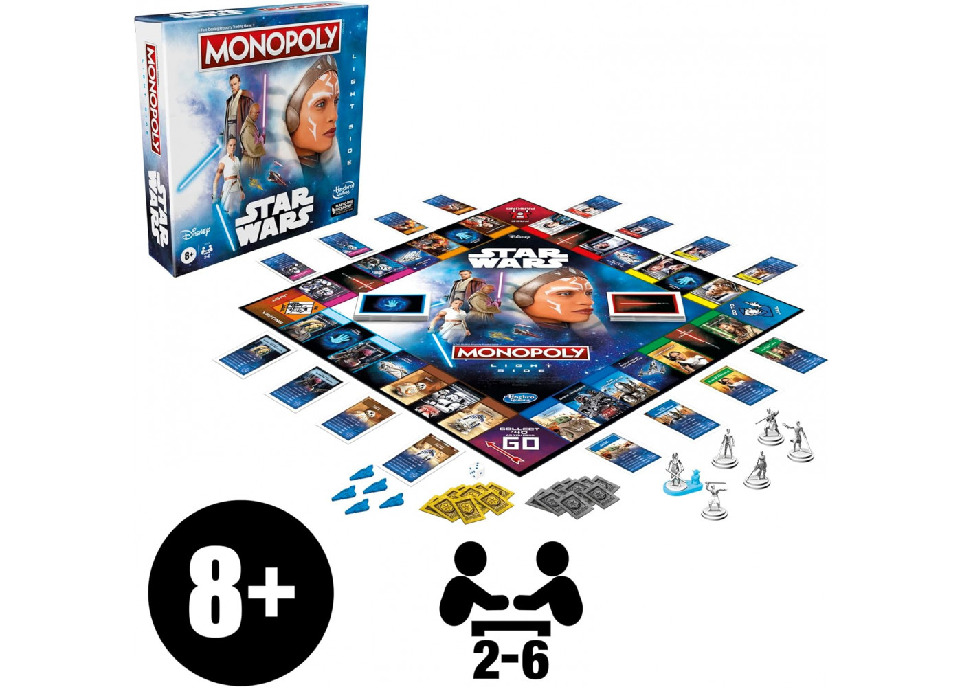 Настільна Гра Монополія Зоряні Війни Світла Сторона Monopoly Star Wars Light Side Hasbro F8383