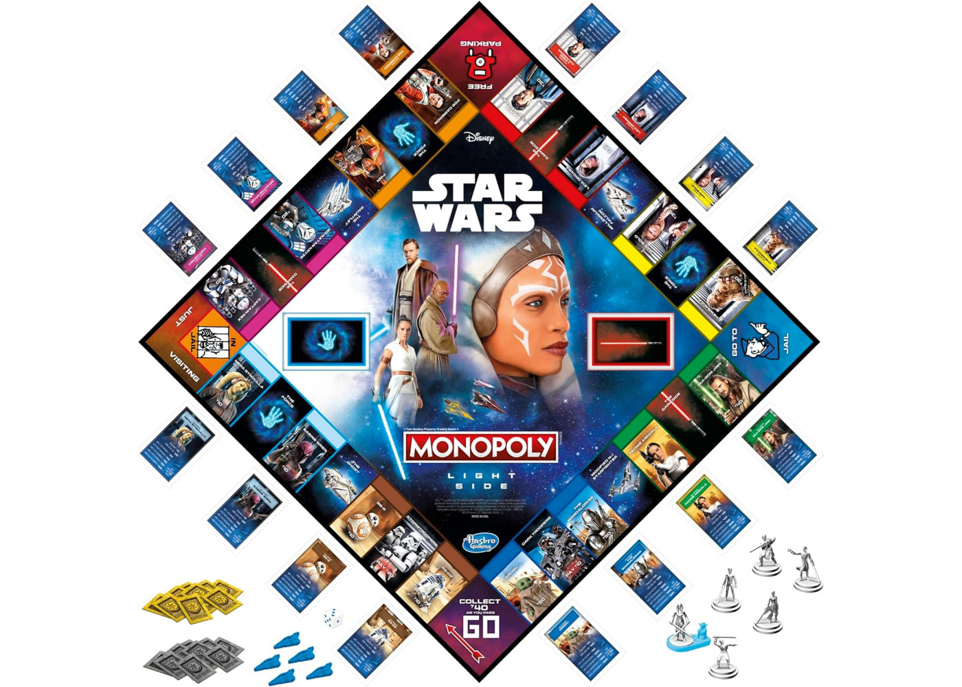 Настільна Гра Монополія Зоряні Війни Світла Сторона Monopoly Star Wars Light Side Hasbro F8383