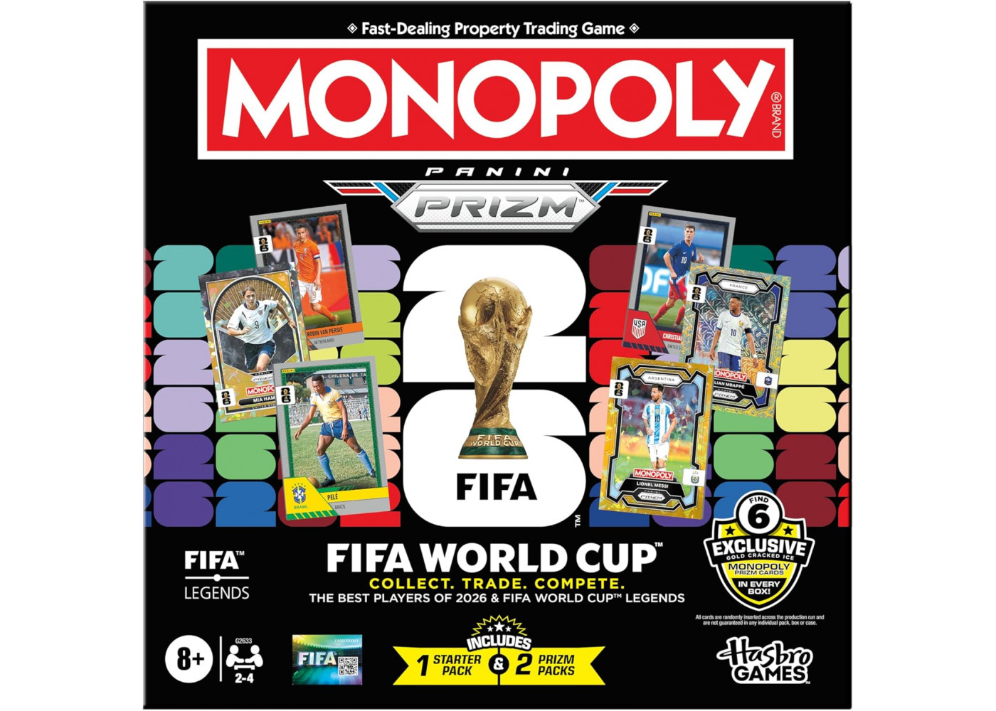 Монополія Чемпіонату Світу з Футболу Monopoly Panini Prizm FIFA World Cup Hasbro G2633