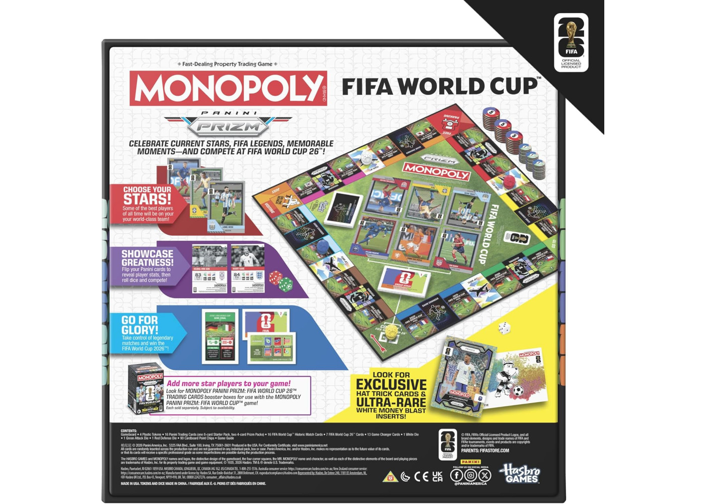 Монополія Чемпіонату Світу з Футболу Monopoly Panini Prizm FIFA World Cup Hasbro G2633