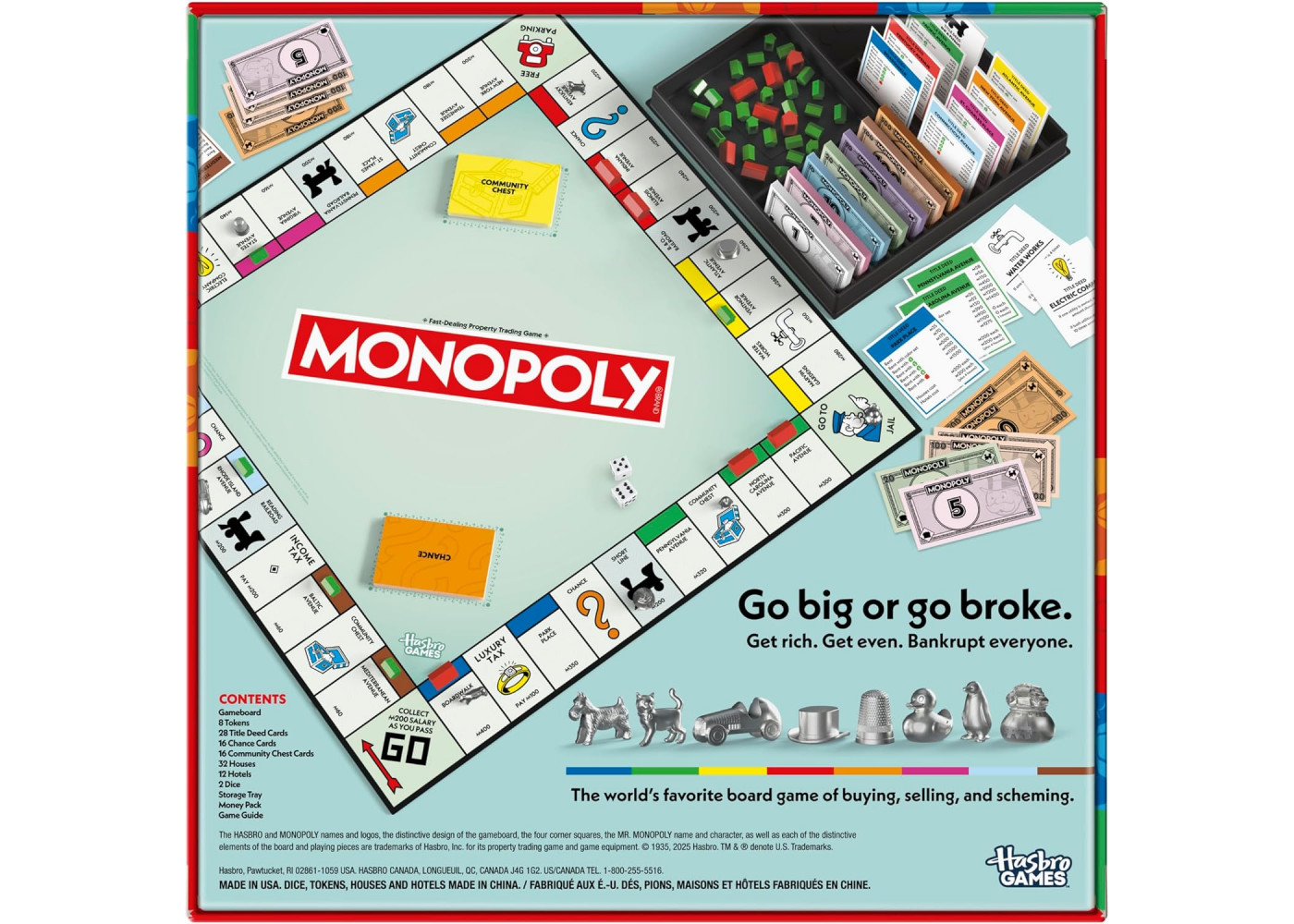 Настільна гра Монополія Англійською Monopoly Classic Hasbro G0009