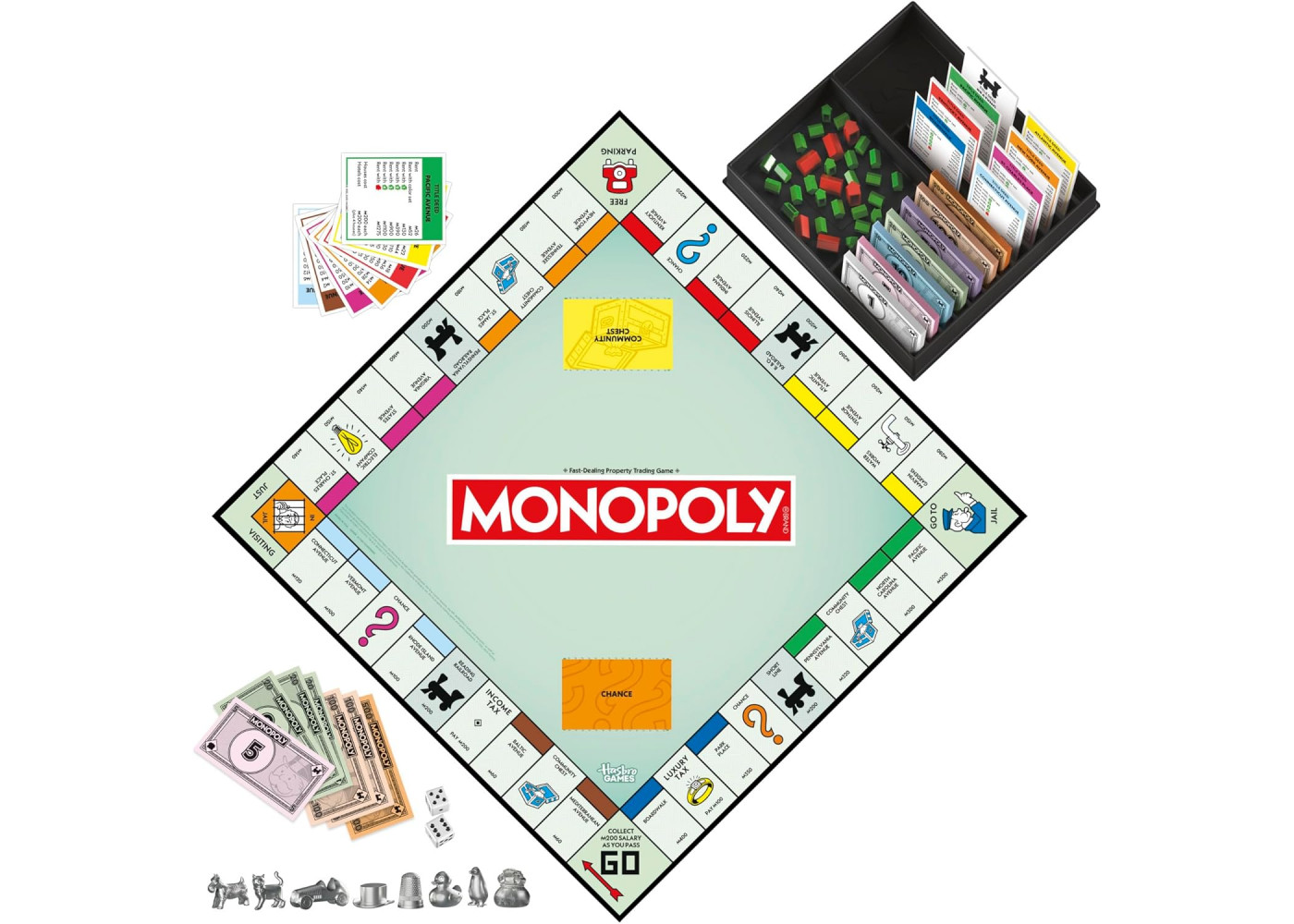 Настільна гра Монополія Англійською Monopoly Classic Hasbro G0009