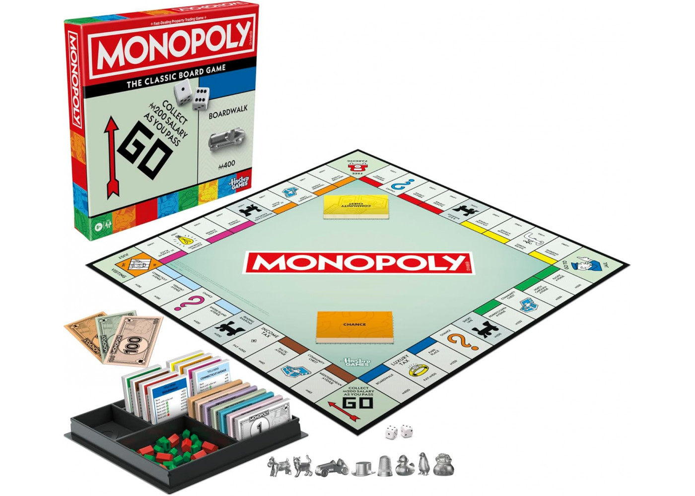 Настільна гра Монополія Англійською Monopoly Classic Hasbro G0009