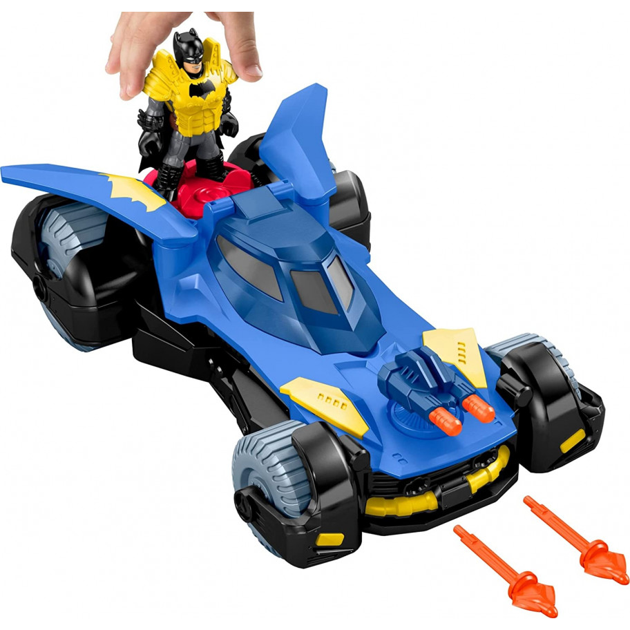 Бетмобиль с Фигуркой Бетмена Супер Друзья DC Batmobile Batman Imaginext Fisher-Price DHT64