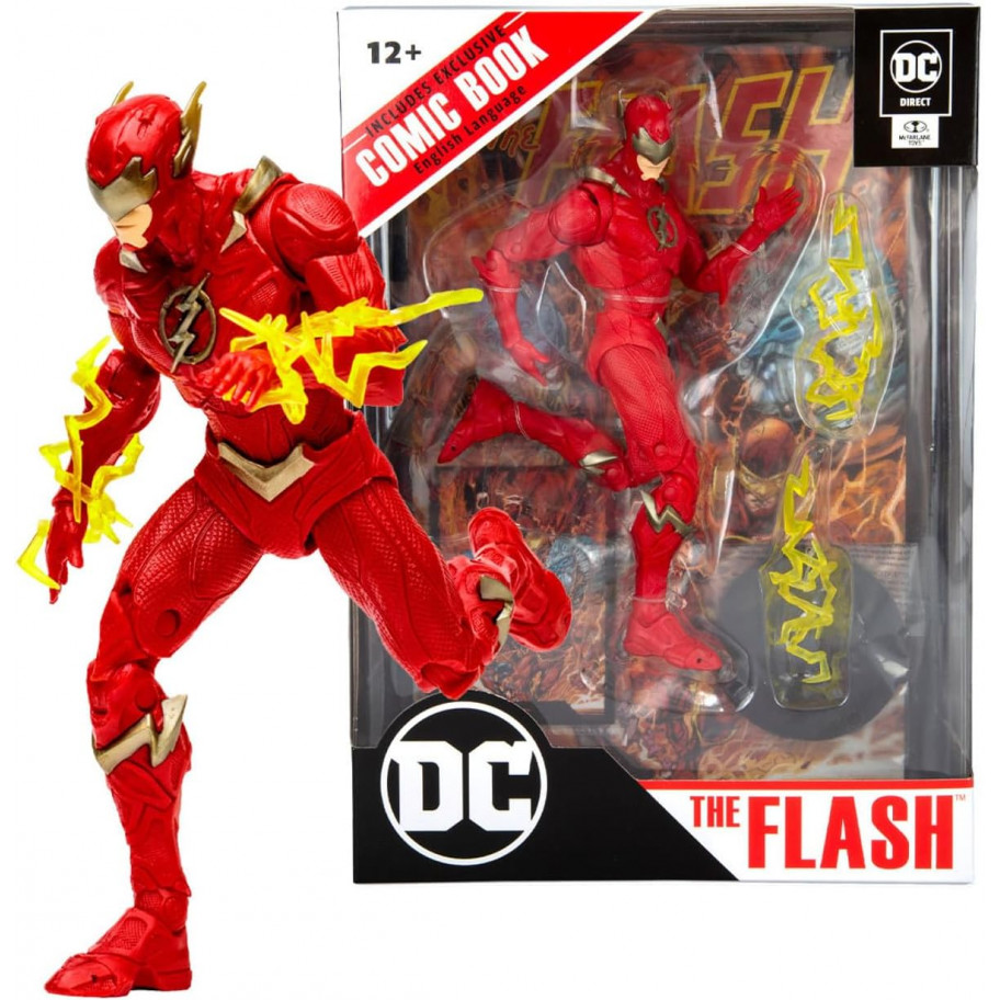 Фігурка Флеш з Коміксом та Карткою DC The Flash McFarlane 15906