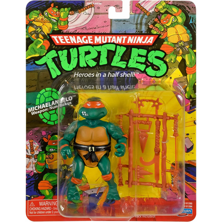 Фігурка Черепашки Ніндзя Мікеланджело Ninja Turtles Michelangelo Playmates Toys 81284