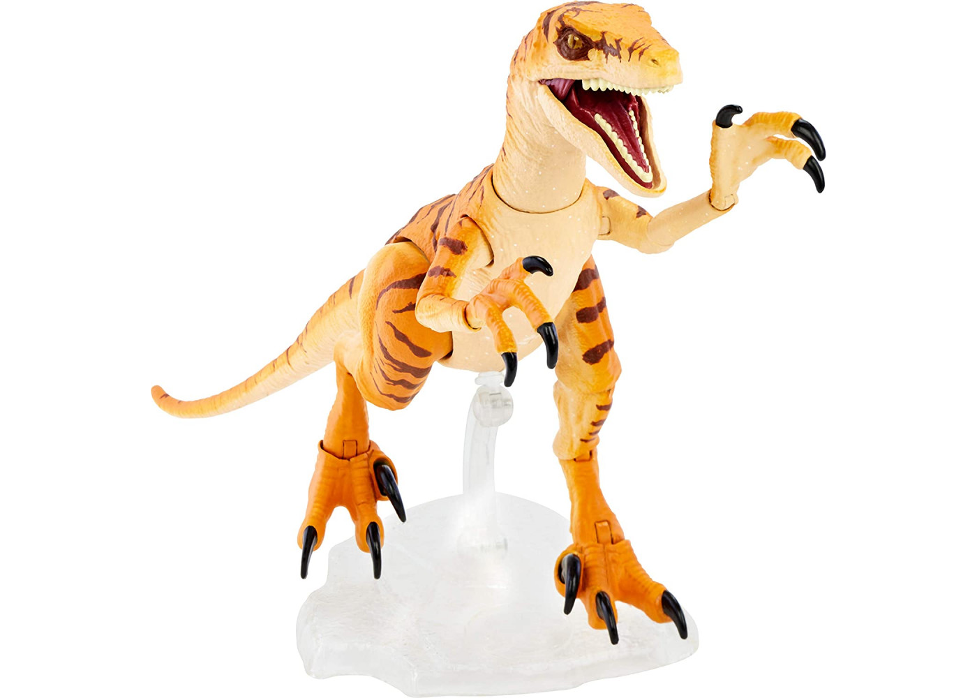 Фигурка Динозавр Велоцираптор Тигр Мир Юрского Периода Jurassic World Velociraptor Tiger Amber Collrction GWP85
