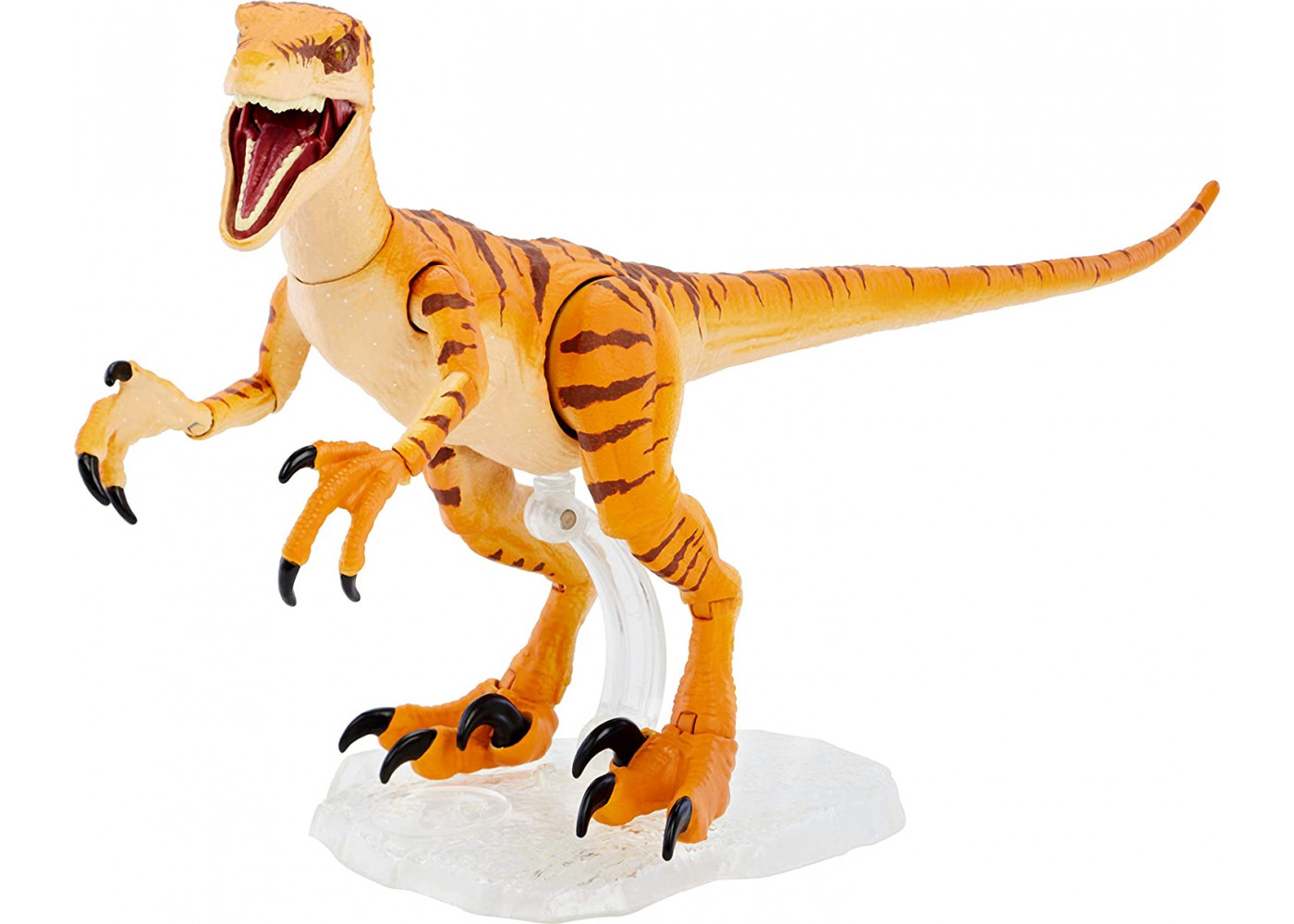 Фигурка Динозавр Велоцираптор Тигр Мир Юрского Периода Jurassic World Velociraptor Tiger Amber Collrction GWP85