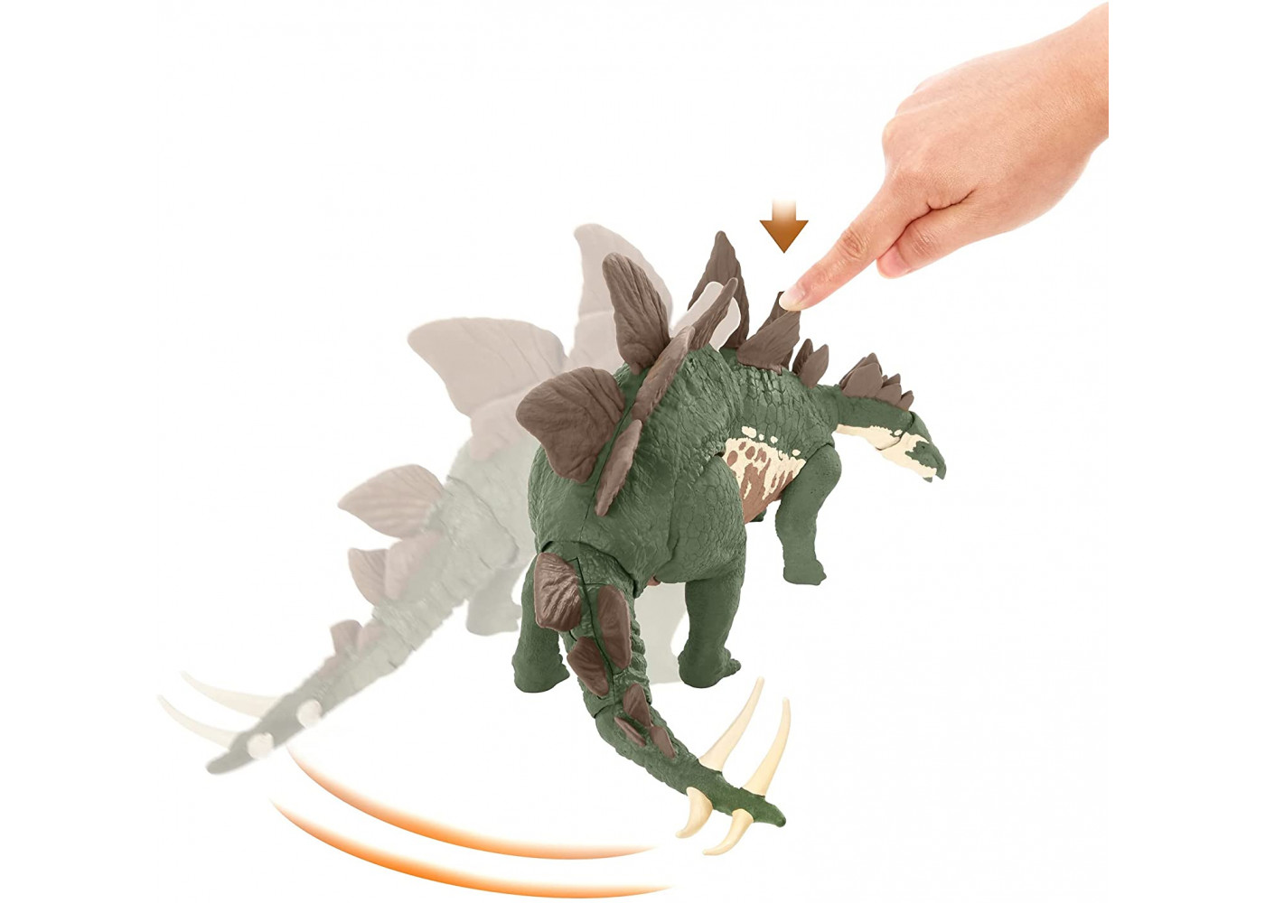 Фигурка Динозавр Стегозавр Мир Юрского Периода Jurassic World Stegosaurus Mattel GWD62