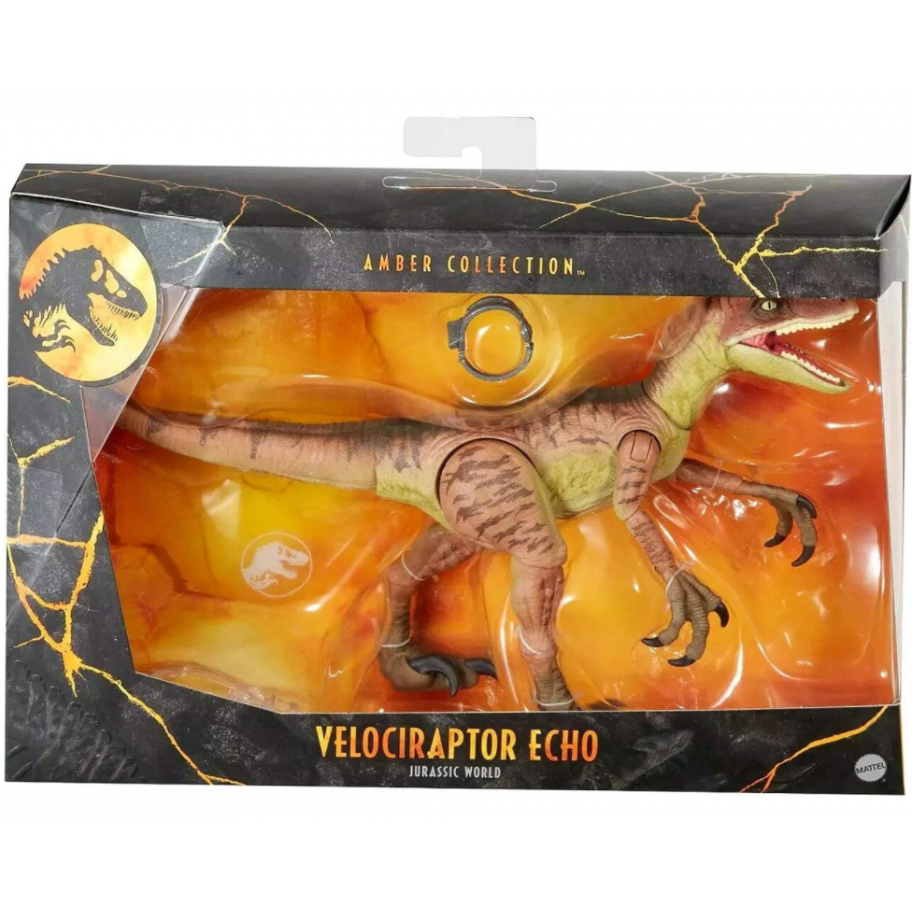 Фигурка Динозавр Велоцираптор Эхо Мир Юрского Периода Jurassic World Velociraptor Echo Mattel GXY59