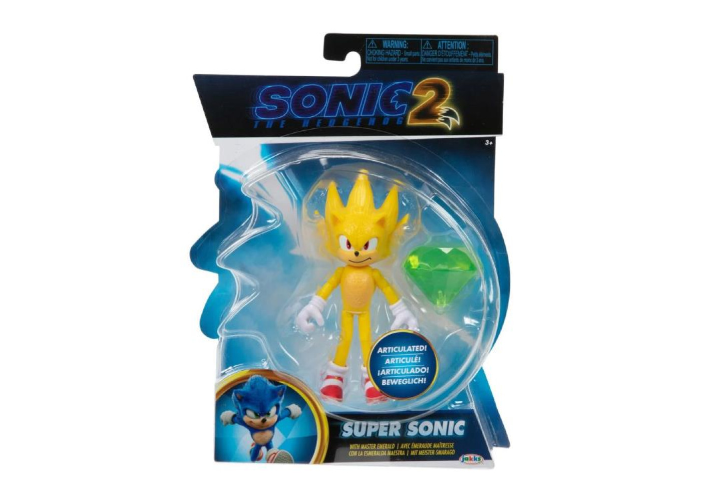 Купить Фигурка Ёжик Соник 2 Супер Соник Sonic The Hedgehog 2 Super Sonic  Jakks 41497 по цене 999 грн. от производителя