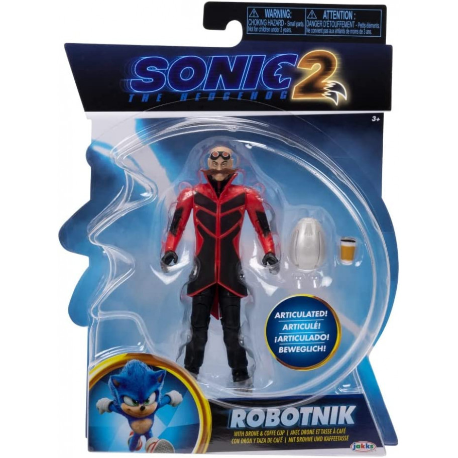 Фігурка Їжачок Соник 2 Роботник Sonic The Hedgehog 2 Robotnik Jakks 41272