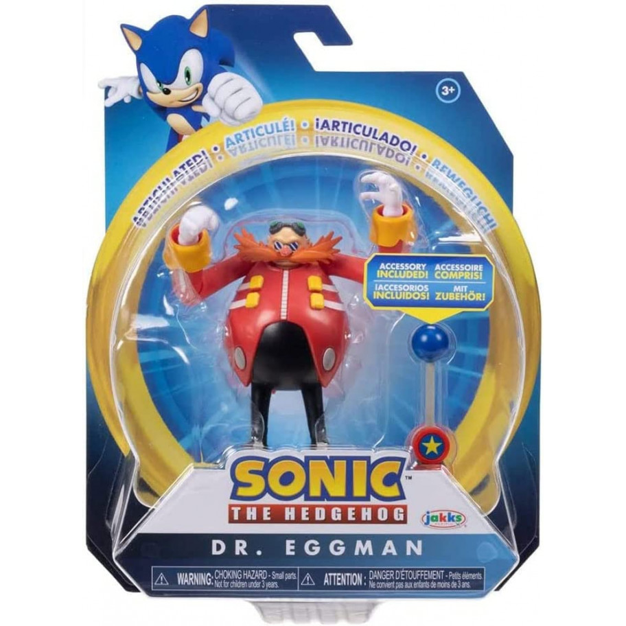 Фігурка Їжачок Сонік: Доктор Еггман Sonic The Hedgehog Modern Dr Eggman Jakks 41265