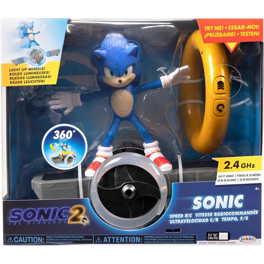 Фігурка (Вітринний варіант) Їжачок Сонік на Пульті Управління Sonic The Hedgehog RC Jakks B409244