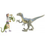 Фигурки Ясмина Яз и Велоцераптор С Малышами Коми Jurassic World Yasmina Yaz & Velociraptor Mattel HBY64