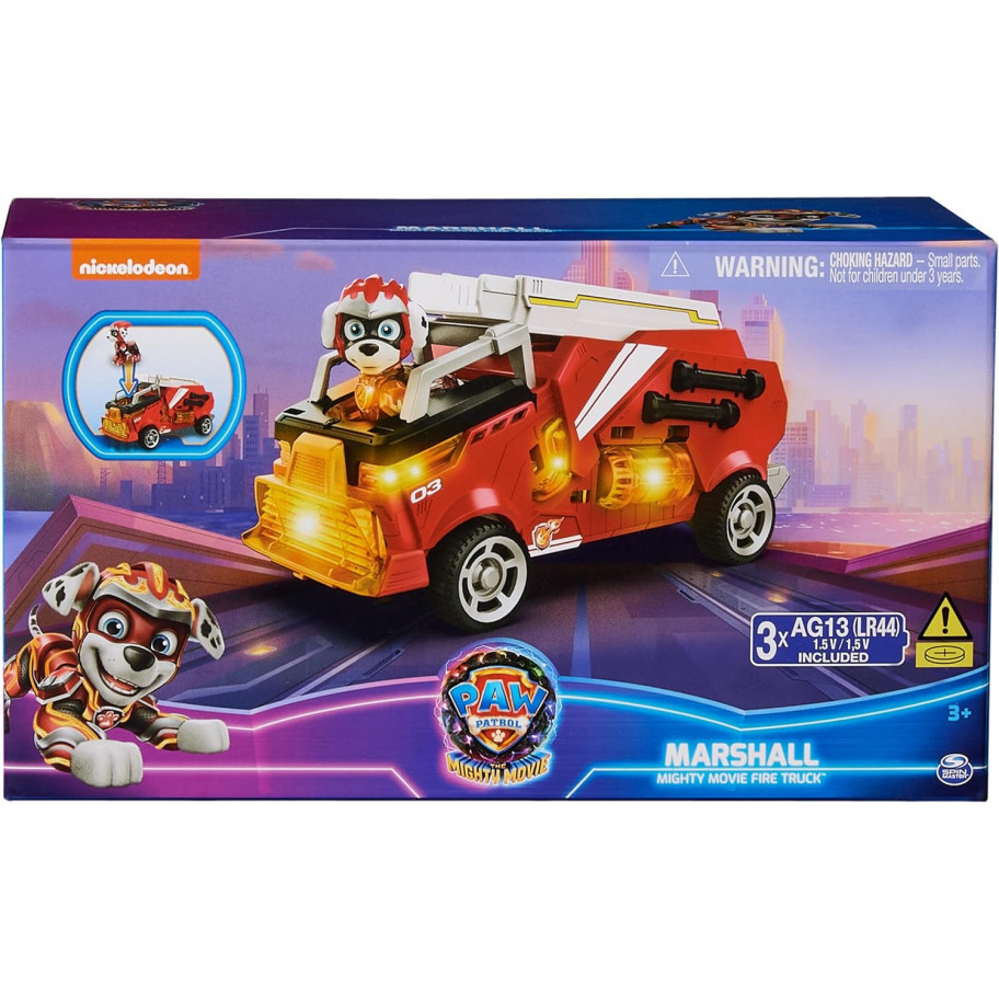 Машинка Пожежна Машина з Фігуркою Маршал Щенячий Патруль Paw Patrol Firetruck Spin Master 6067482