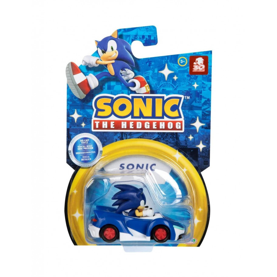 Машинка та Фігурка Їжачок Сонік Sonic the Hedgehog Jakks 40919