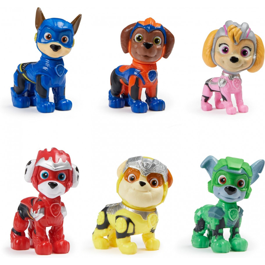 Набір Щенячий Патруль 6 фігурок Paw Patrol Mighty Movie Pups Gift Pack Spin Master 6067029