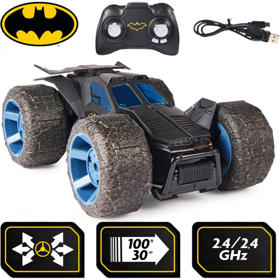 Машинка Бетмобіль з Трюками на Пульті DC Batman Stunt Force Batmobile Spin Master 6066871