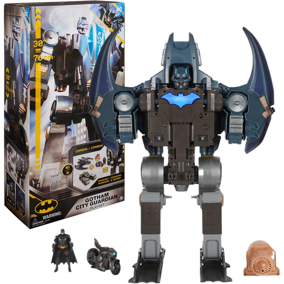Інтерактивний Бетмен 4 в 1 DC Comics Страж Готем-Сіті Batman Gotham City Guardian Spin Master 6067443