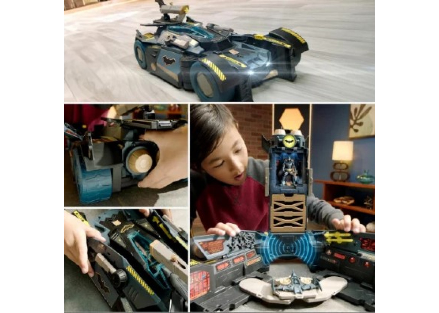 Набір (Прим'ята Коробка) Бетмобіль-Трансформер з фігуркою Бетмен Transforming Batmobile Spin Master B6070131