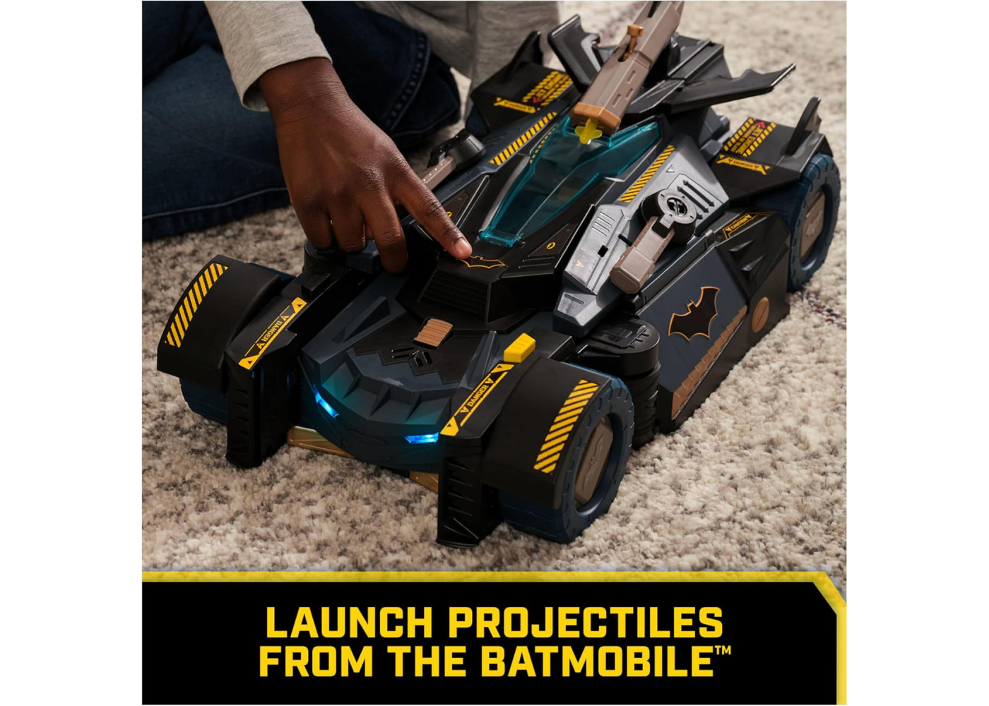 Набір (Уцінка) Бетмобіль-Трансформер з фігуркою Бетмен Transforming Batmobile Spin Master B6070131B