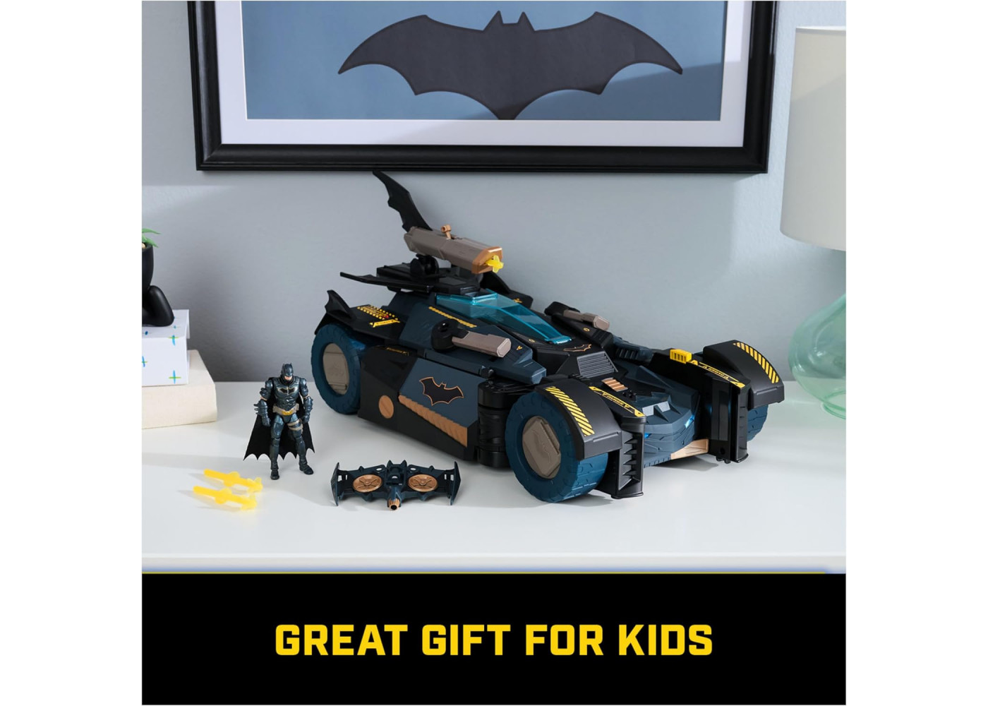 Набір (Уцінка) Бетмобіль-Трансформер з фігуркою Бетмен Transforming Batmobile Spin Master B6070131B