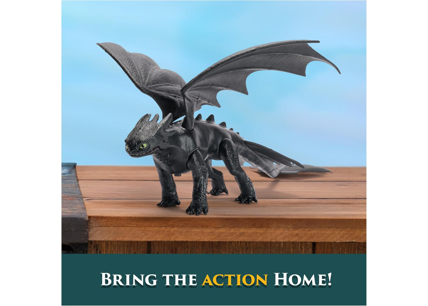 Фигурка Беззубик 33 см со Звуком DreamWorks Dragons Dragons Plasma Sounds Toothless Spin Master 6074241
