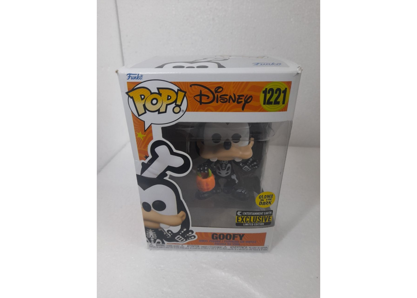 Фігурка Фанко (Уцінка) Гуфі Дісней №1221 Disney Goofy Glow in The Dark Exclusive Funko BEX64910