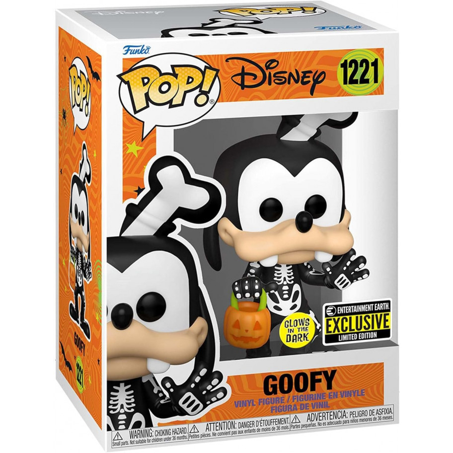 Фігурка Фанко (Уцінка) Гуфі Дісней №1221 Disney Goofy Glow in The Dark Exclusive Funko BEX64910