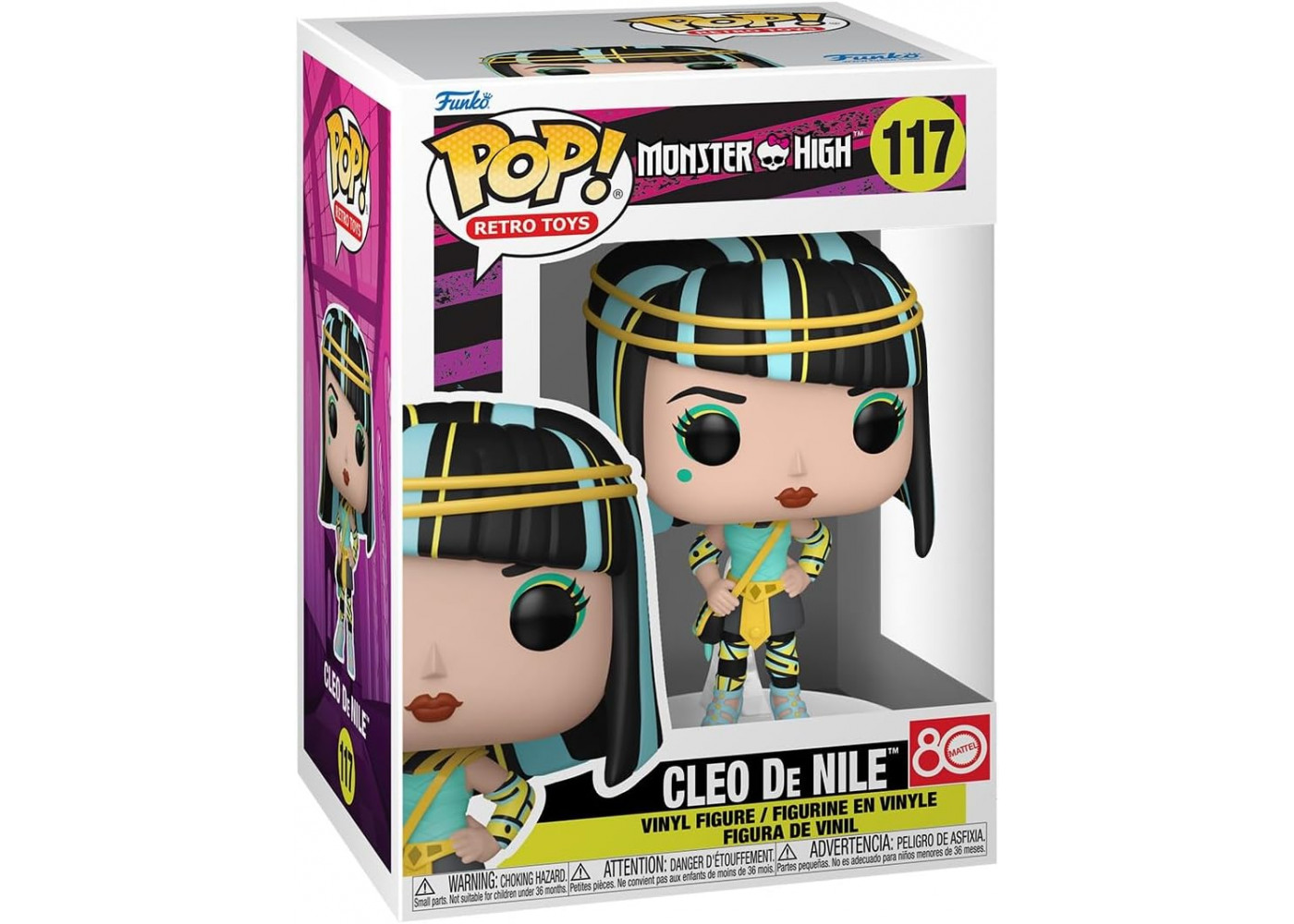 Фигурка Фанко Монстер Хай Клео Де Нил №117 Monster High Cleo De Nile Funko 67429