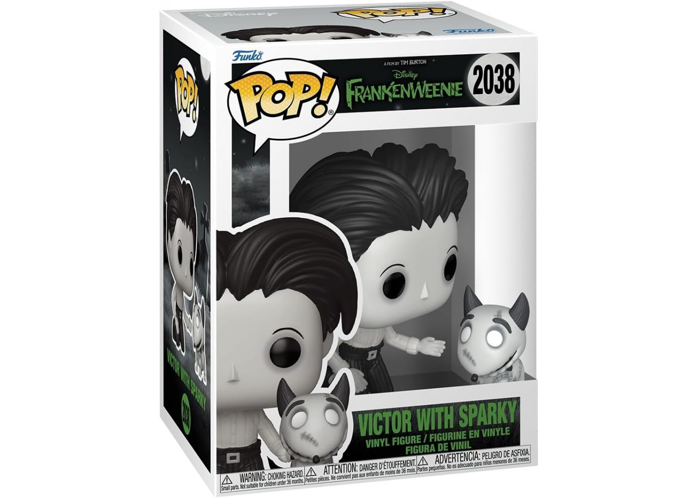 Фигурка Фанко Франкенвини Виктор и Спарки №2038 Frankenweenie Victor with Sparky Funko 86153