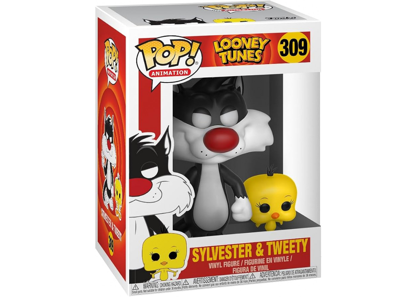 Фигурка Фанко Луни Тюнз Сильвестр и Твити №309 Looney Tunes Sylvester and Tweety Funko 21975