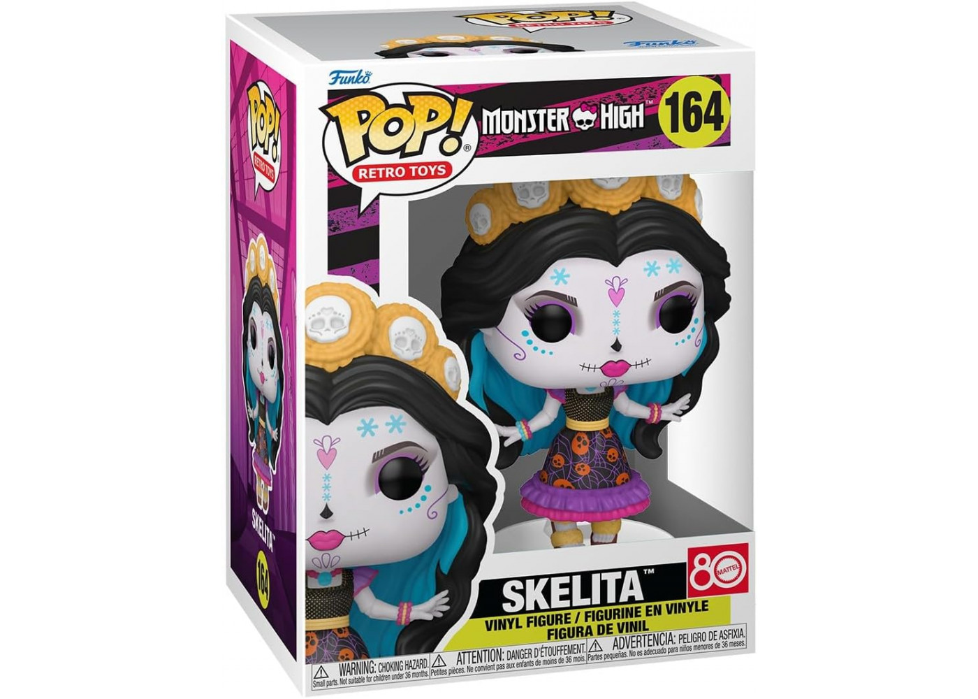 Фігурка Фанко Монстер Хай Скеліта Калаверас №164 Monster High Skelita Funko 86572