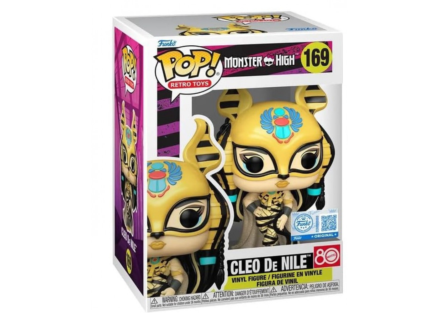Фигурка Фанко Монстер Хай Клео Де Нил №169 Monster High Cleo De Nile Funko 87153