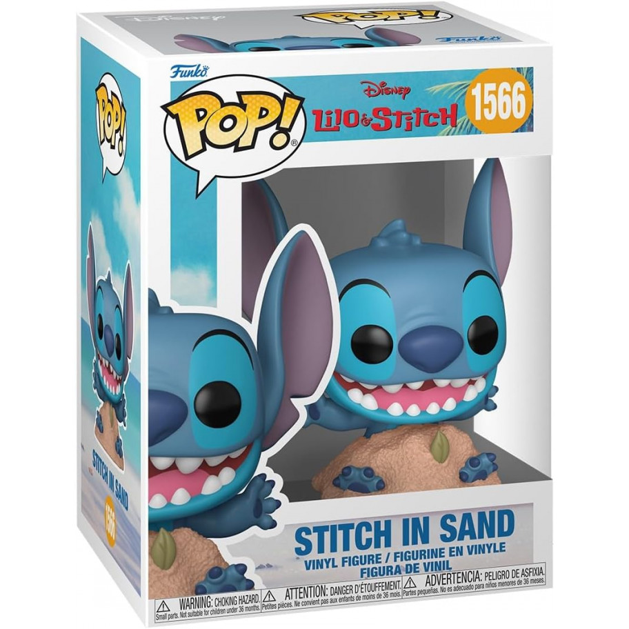 Фигурка Фанко Стич в Песке №1566 Lilo & Stitch in Sand Funko 86276