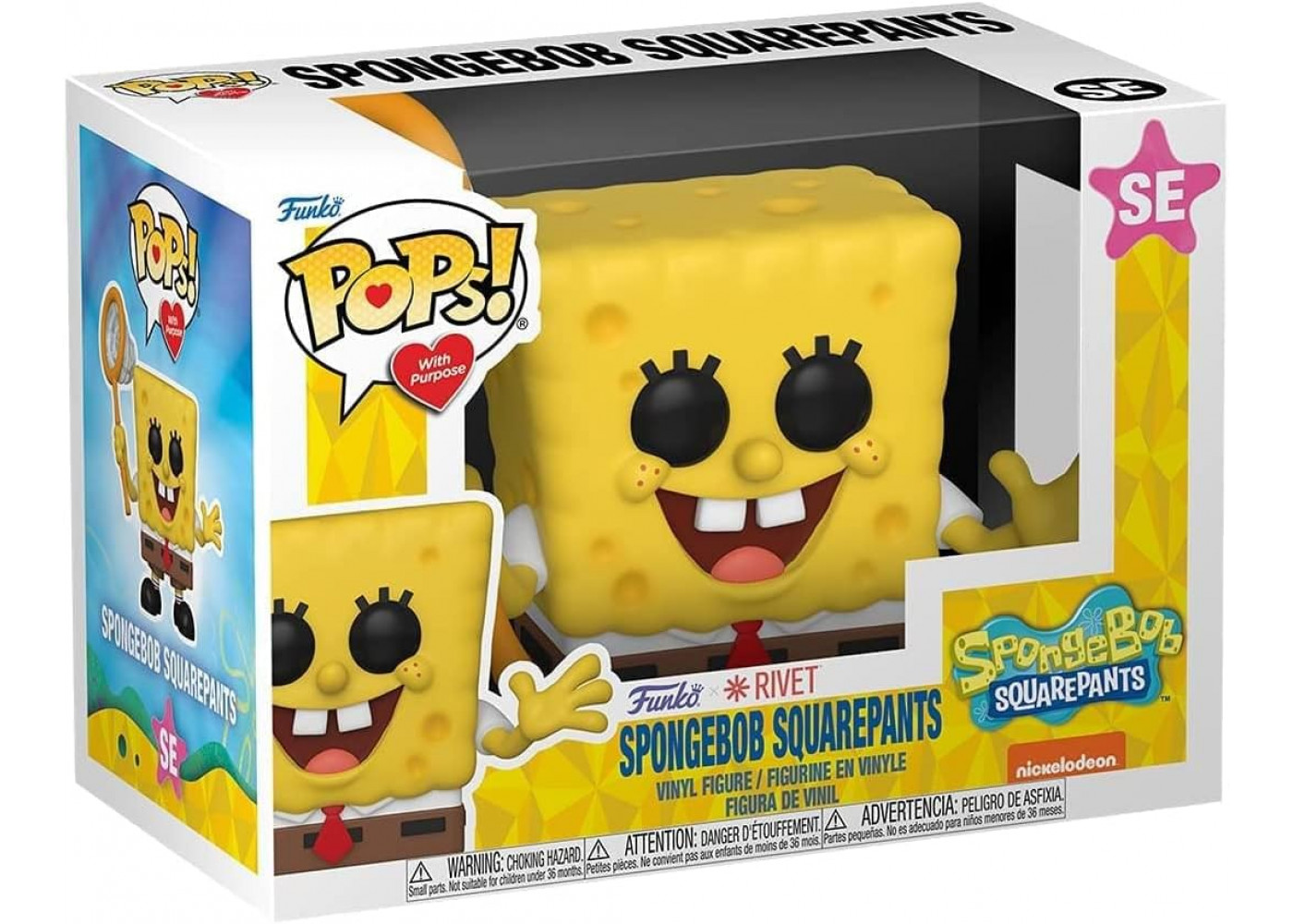 Фигурка Фанко Губка Боб Квадратные Штаны POPS With Purpose SpongeBob SquarePants Funko 60888