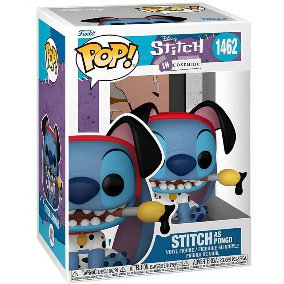Фигурка Фанко Стич (Уценка) №1462 Disney Stitch Pongo Funko B75165