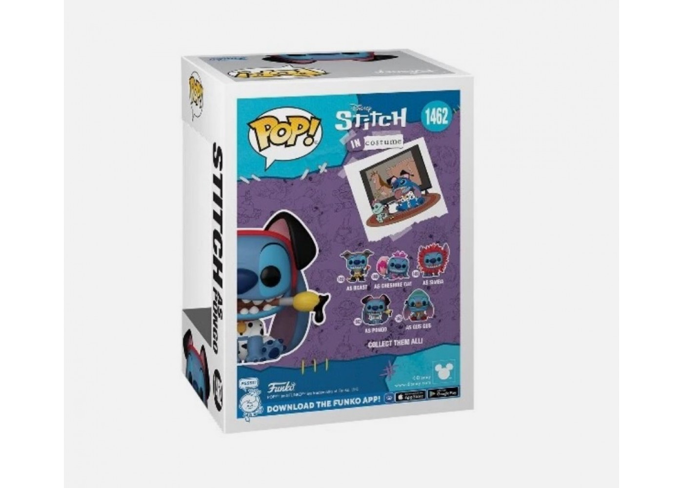 Фигурка Фанко Стич в Костюме Понго №1462 Funko Pop Disney Stitch in Сostume Stitch as Pongo Funko 75165