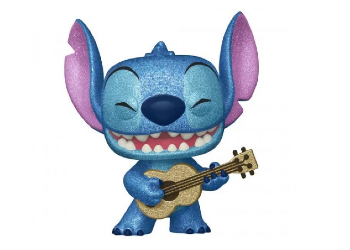 Фігурка Фанко Стіч у Блискітках (Уцінка) №1044 Lilo and Stitch with Ukulele Diamond Collection Funko B57488