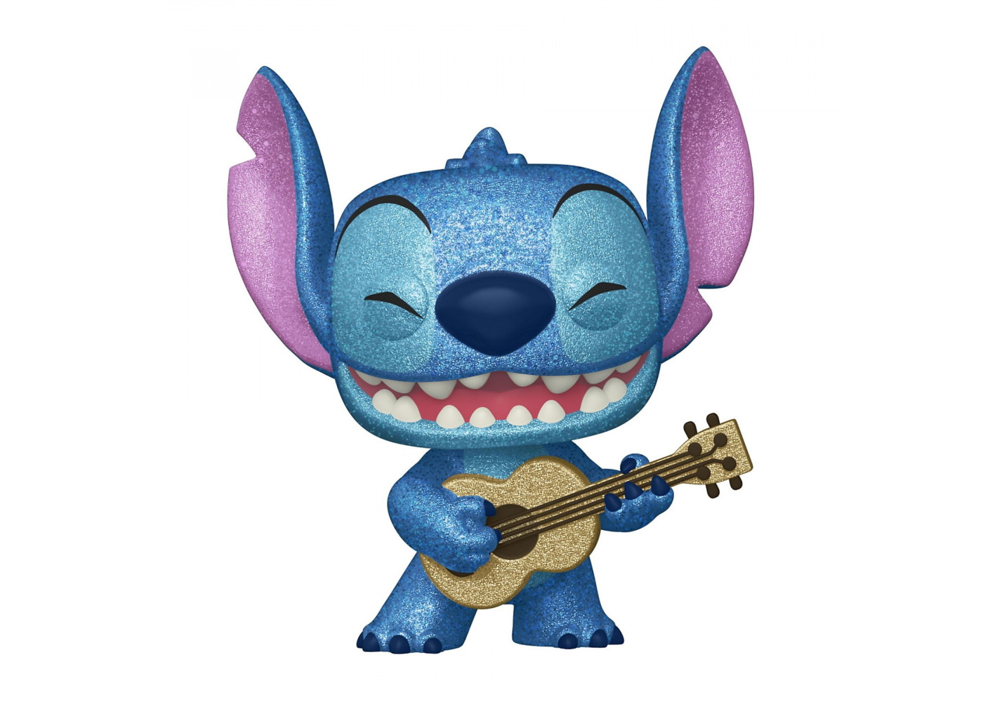 Фігурка Фанко Стич у Блискітках №1044 Lilo and Stitch with Ukulele Diamond Glitter Exclusive Funko 57488