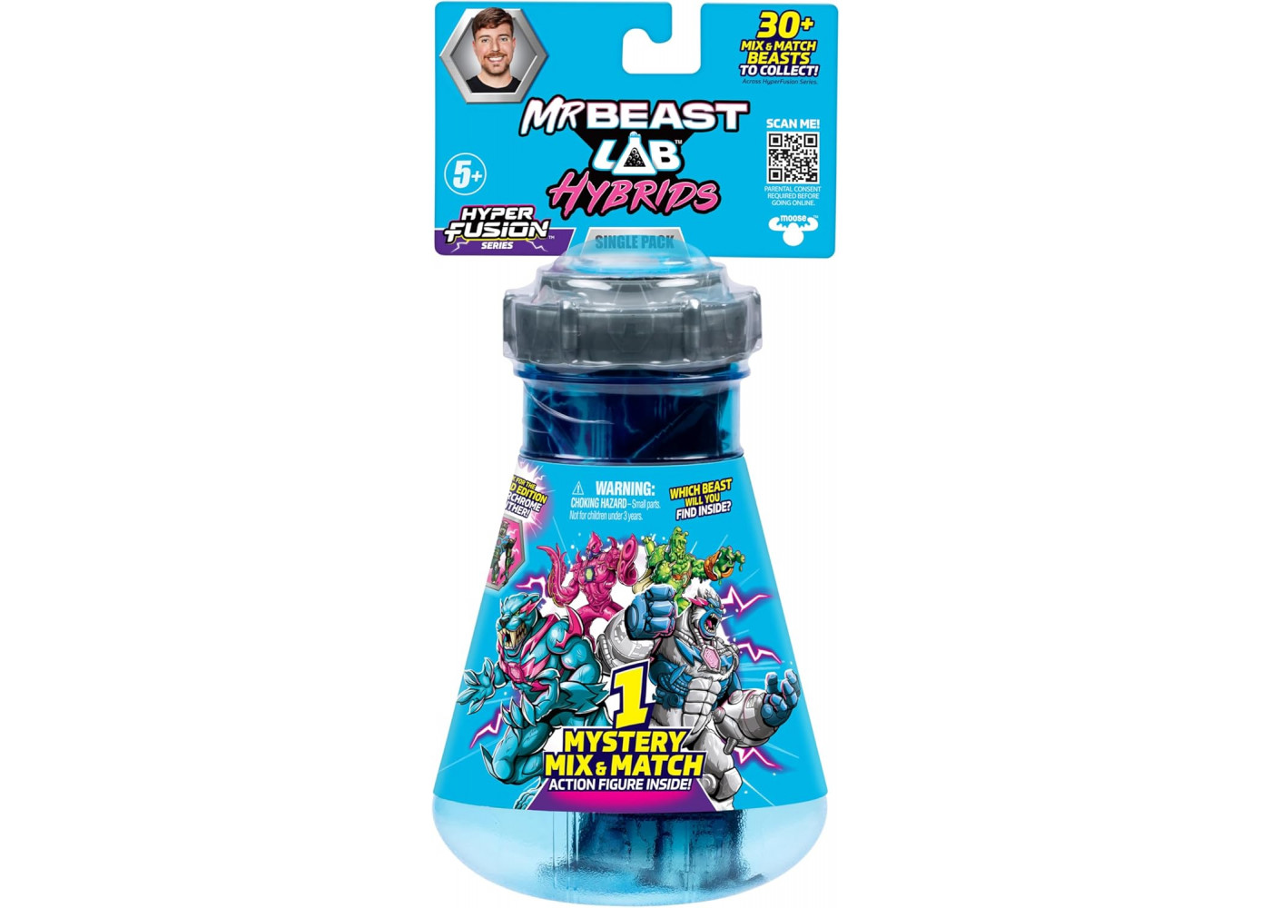 Фигурка-сюрприз Пантера Лаборатория Мистера Биста MrBeast Lab Mix & Match Moose Toys 24902