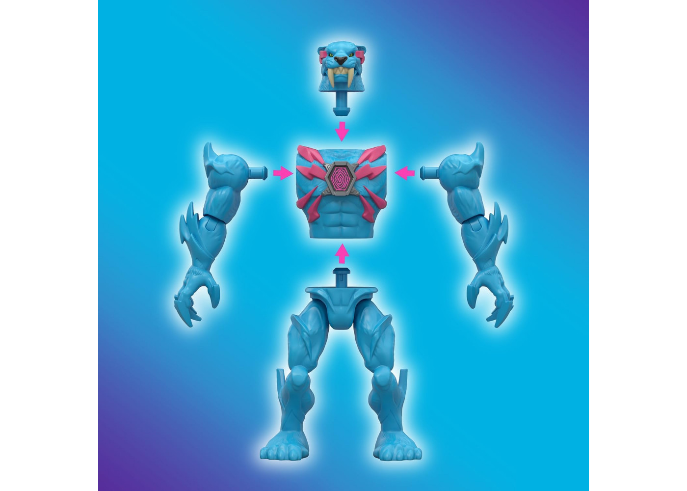 Фигурка-сюрприз Пантера Лаборатория Мистера Биста MrBeast Lab Mix & Match Moose Toys 24902